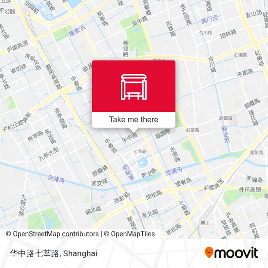 华中路七莘路 map