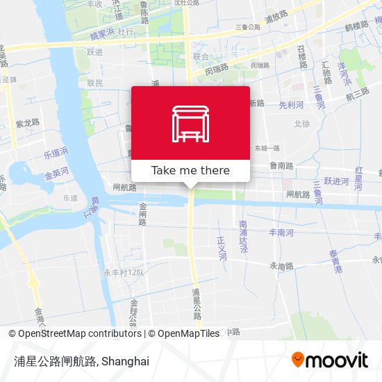 浦星公路闸航路 map