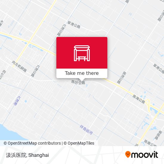 汲浜医院 map