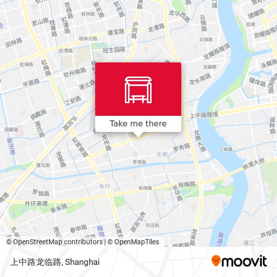 上中路龙临路 map
