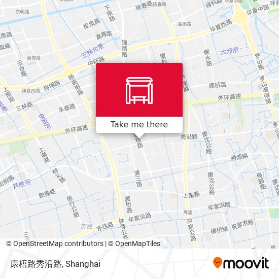 康梧路秀沿路 map