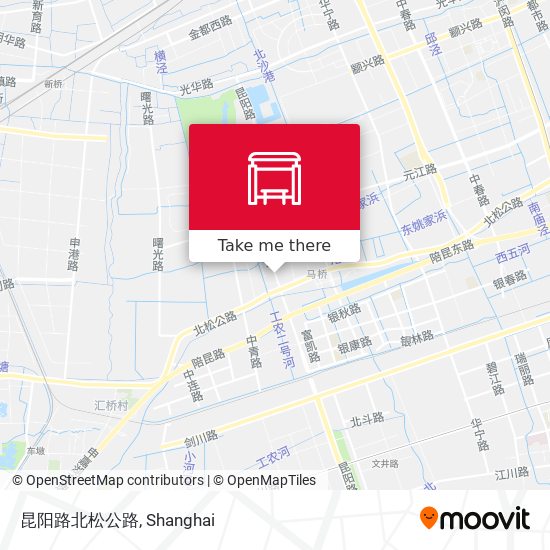 昆阳路北松公路 map