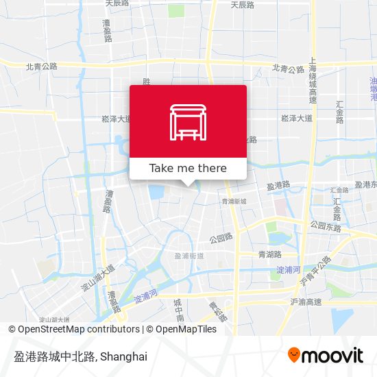 盈港路城中北路 map