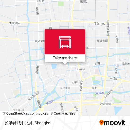盈港路城中北路 map