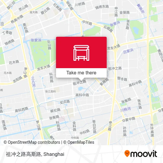 祖冲之路高斯路 map