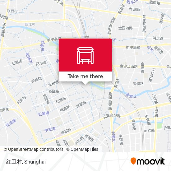 红卫村 map