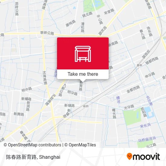 陈春路新育路 map