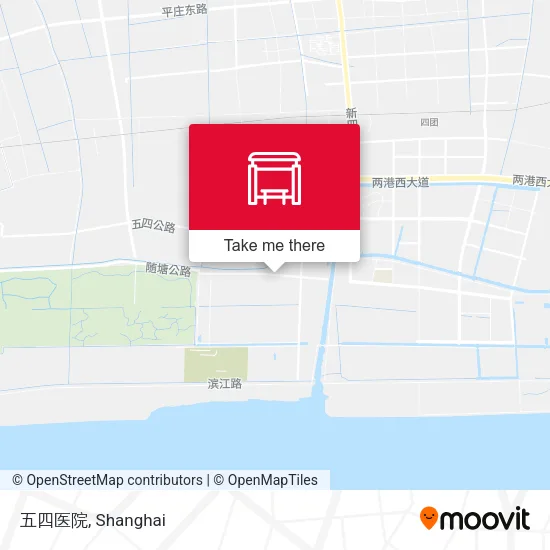 五四医院 map