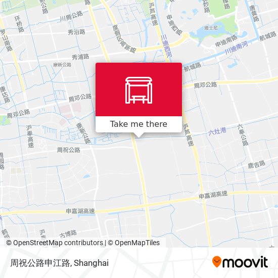 周祝公路申江路 map