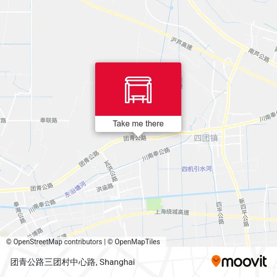 团青公路三团村中心路 map