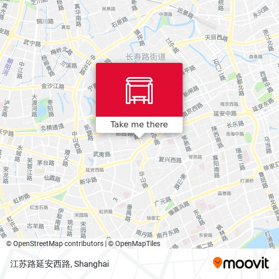江苏路延安西路 map