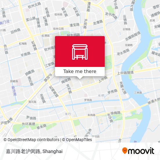 嘉川路老沪闵路 map