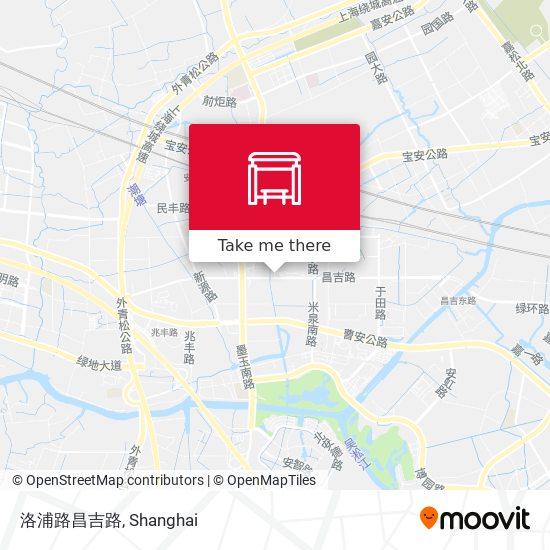 洛浦路昌吉路 map