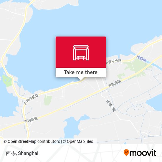 西岑 map