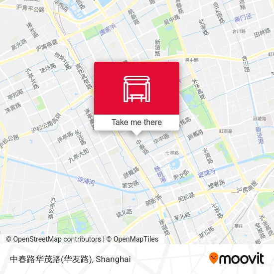 中春路华茂路(华友路) map