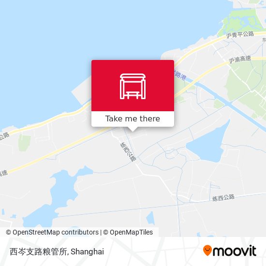 西岑支路粮管所 map