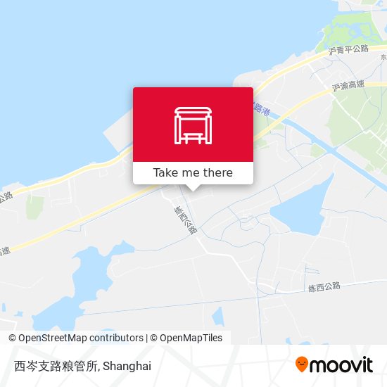 西岑支路粮管所 map