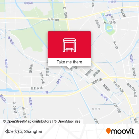 张堰大街 map