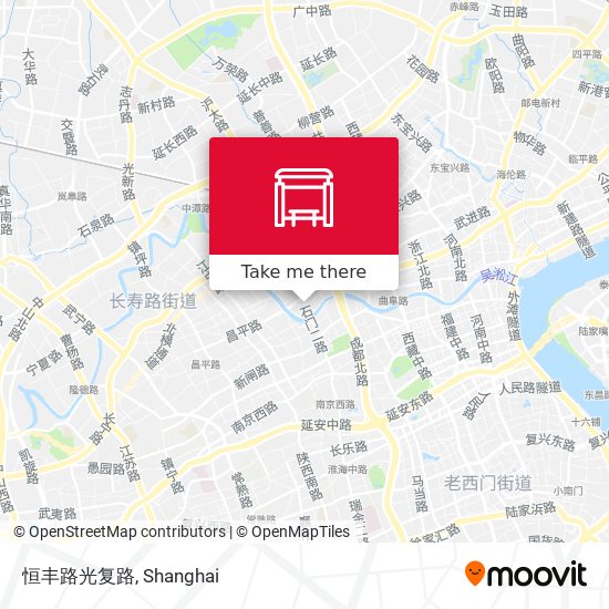 恒丰路光复路 map