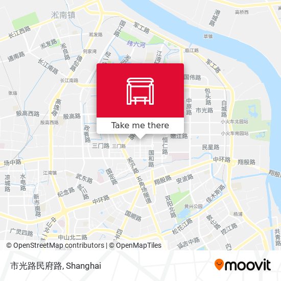 市光路民府路 map