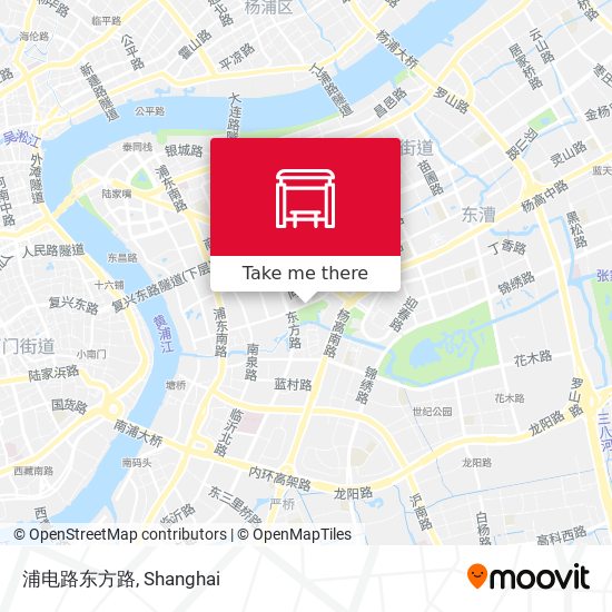 浦电路东方路 map
