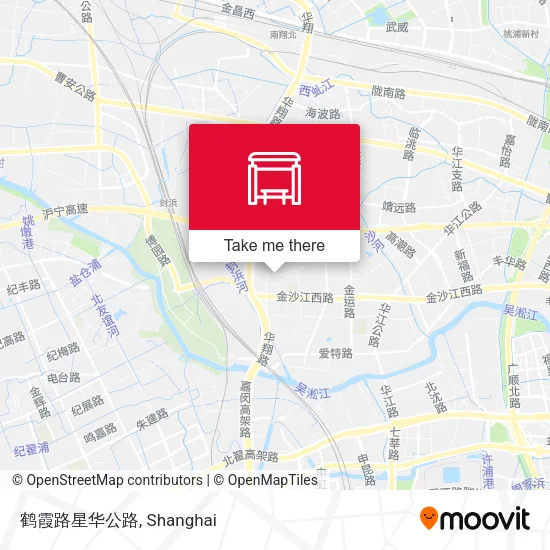 鹤霞路星华公路 map