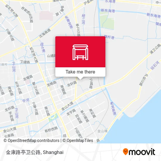 金康路亭卫公路 map