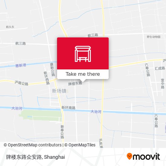 牌楼东路众安路 map