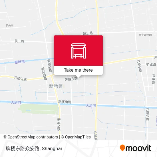 牌楼东路众安路 map