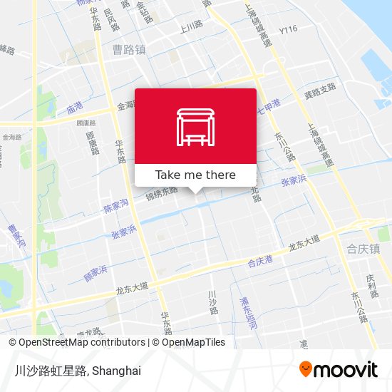 川沙路虹星路 map