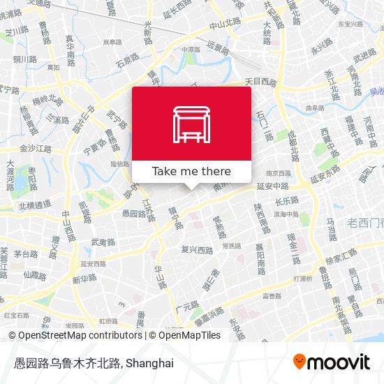 愚园路乌鲁木齐北路 map