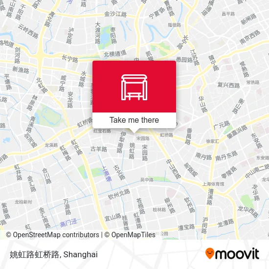 姚虹路虹桥路 map