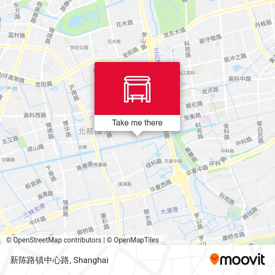 新陈路镇中心路 map