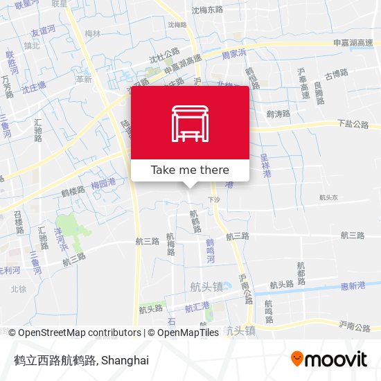 鹤立西路航鹤路 map