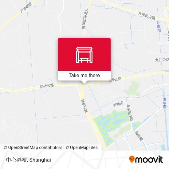中心港桥 map