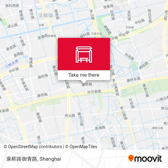 康桥路御青路 map