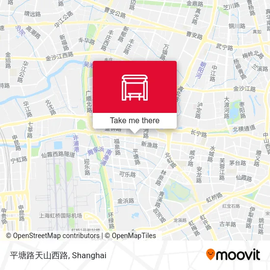 平塘路天山西路 map