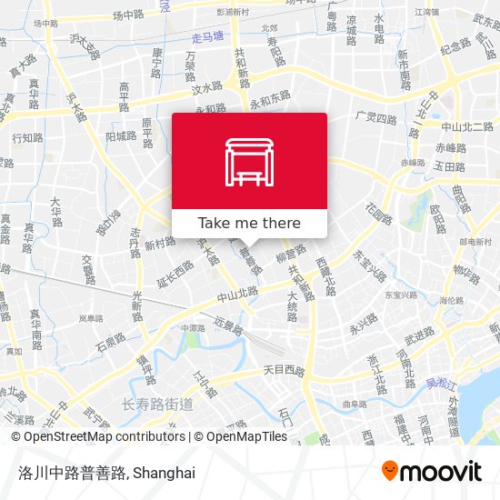 洛川中路普善路 map