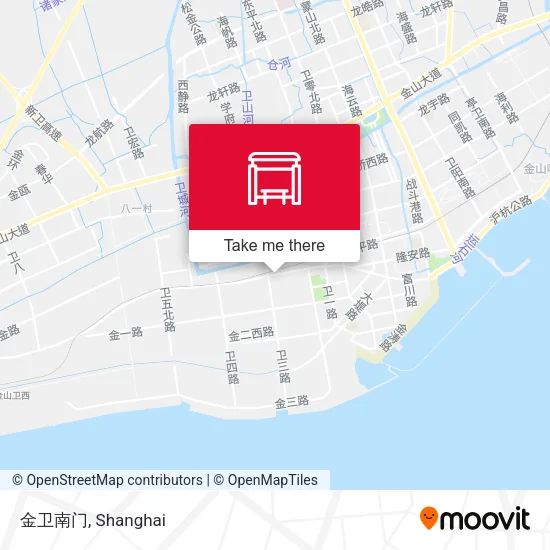 金卫南门 map