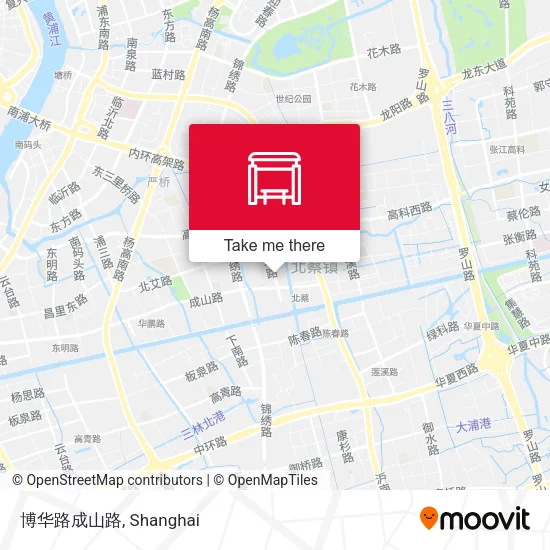 博华路成山路 map