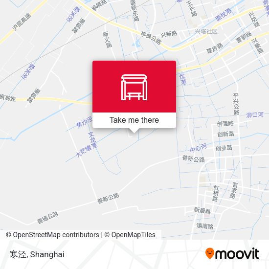 寒泾 map