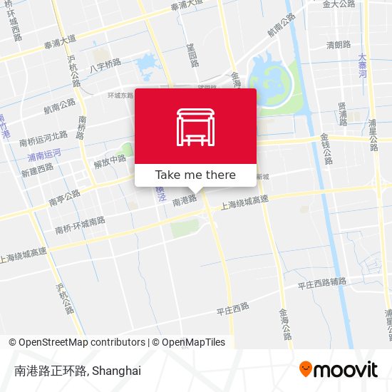 南港路正环路 map