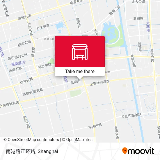 南港路正环路 map