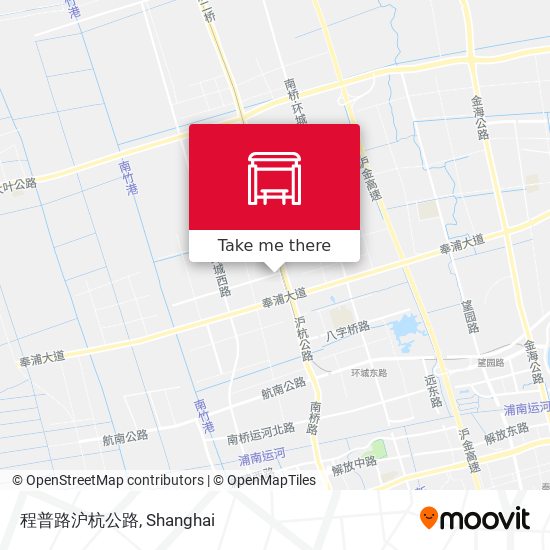 程普路沪杭公路 map