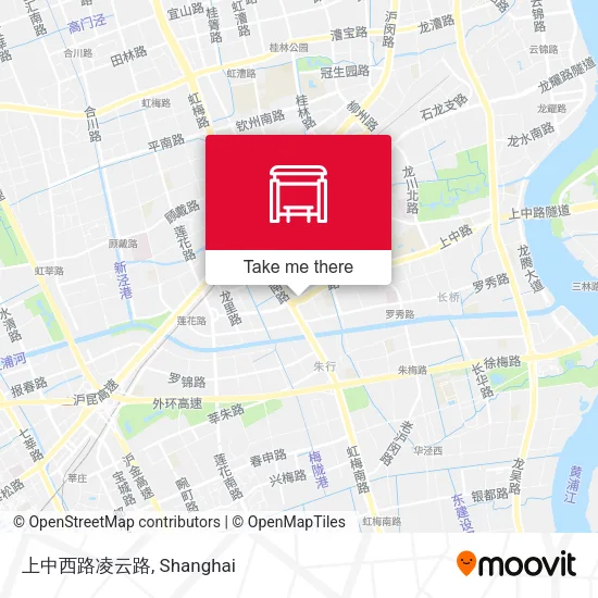 上中西路凌云路 map