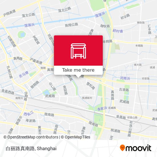 白丽路真南路 map