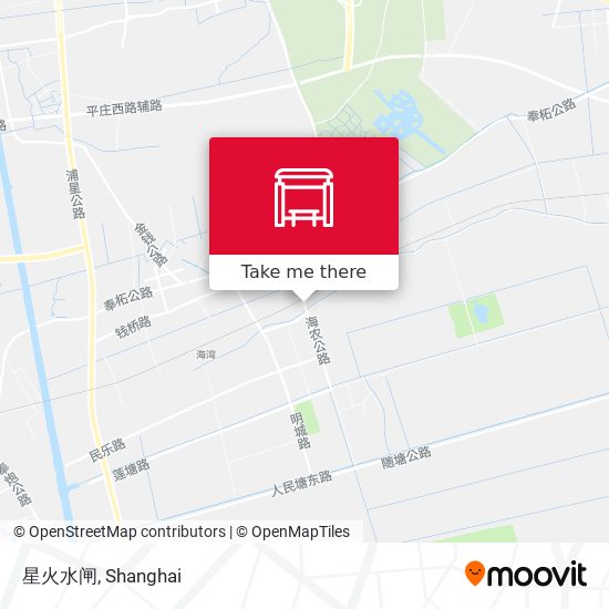 星火水闸 map