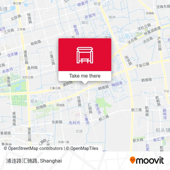 浦连路汇驰路 map