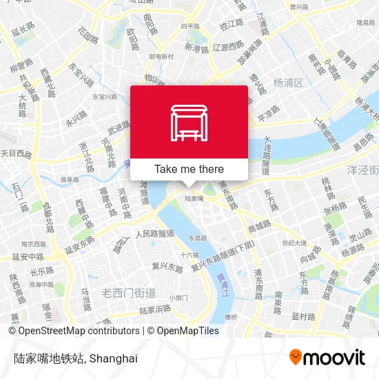 陆家嘴地铁站 map