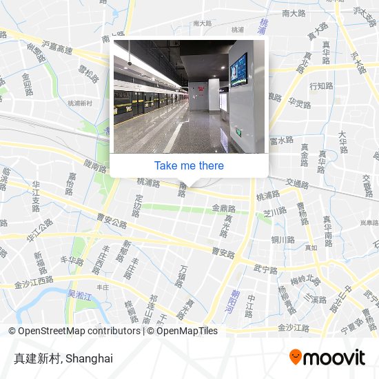 真建新村 map